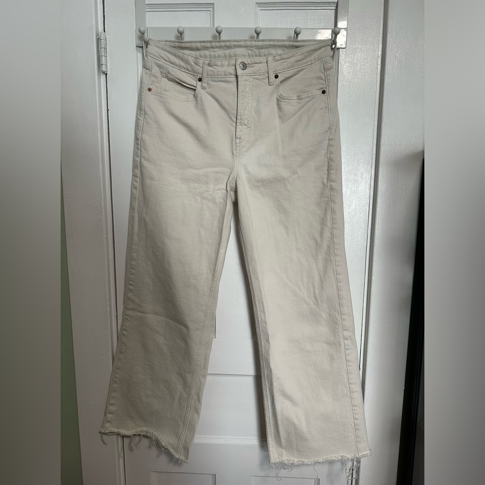Old navy wide leg high rise jeans